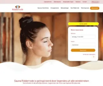 Saunaridderrode.nl(Sauna Ridderrode Santpoort) Screenshot