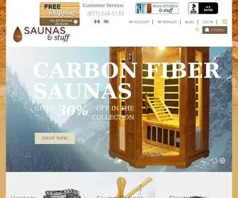 Saunasandstuff.com(Sauna Sales) Screenshot