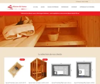 Saunasolar.com(La Maison du Sauna) Screenshot