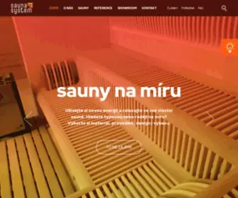 Saunasystem.cz(Výroba a prodej saun a infrasaun) Screenshot