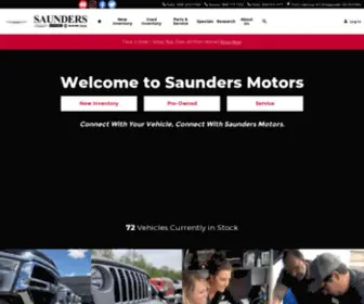 Saundersmotorsdealer.com Screenshot