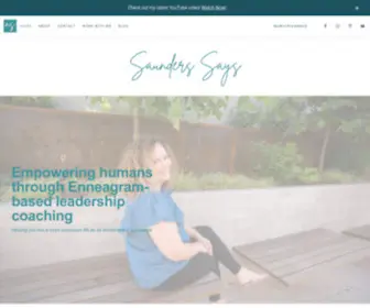 Saunderssays.com(Pinterest Marketing Strategist) Screenshot