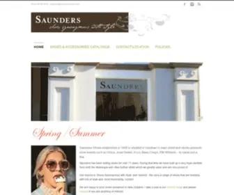 Saundersshoes.co.nz(Saunders Shoes) Screenshot