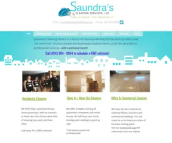 Saundrascleaningservice.com(Saundrascleaningservice) Screenshot