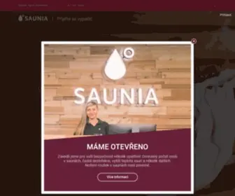 Saunia.cz(Vstupte s námi do našich saunových světů) Screenshot