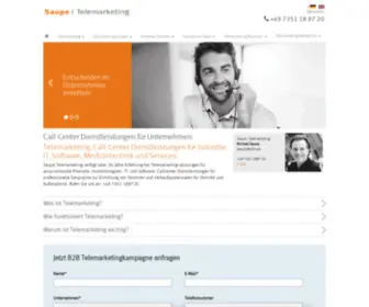 Saupe-Telemarketing.de(Saupe Telemarketing) Screenshot