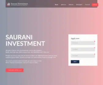 Saurani.com(Saurani Investment) Screenshot