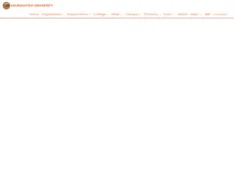 Saurashtrauniversity.edu(Saurashtra University) Screenshot