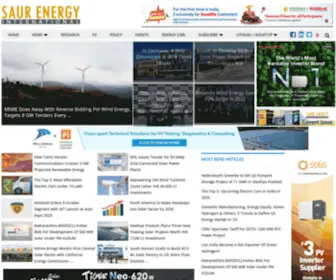 Saurenergy.com(Renewable Energy) Screenshot