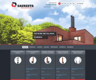 Sauresta.com(UAB „Sauresta“) Screenshot