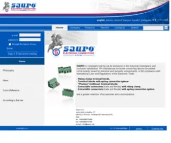 Sauro.net(Electronic Connectors) Screenshot