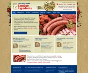 Sausageingredients.co.nz(Sausageingredients) Screenshot