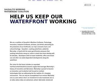 Sausalitoworkingwaterfront.org(Mysite 1) Screenshot