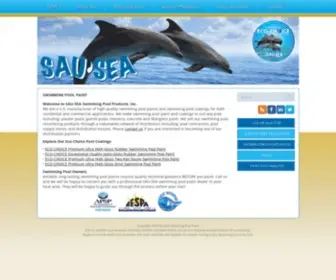 Sausea.com(Sau'Sea Swimming Pool Paint Products) Screenshot