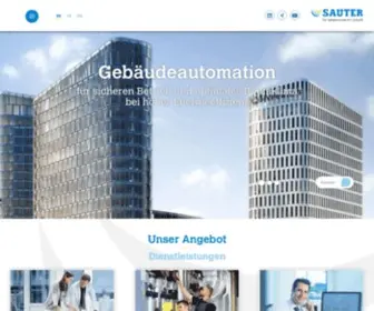 Sauter-BC.com(Gebäudeautomation) Screenshot