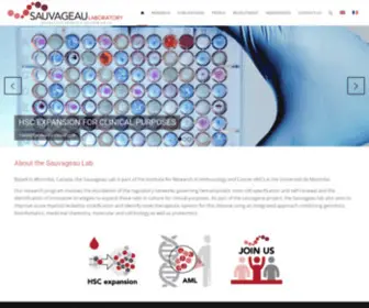 Sauvageaulab.ca(Molecular Genetics of Stem Cells) Screenshot