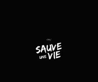 Sauveunevie.be(Sauve une vie) Screenshot