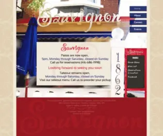 Sauvignonbistro.com(Sauvignon Bistro) Screenshot