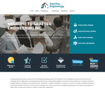 Sauzteq.ca(SauzTeq Engineering) Screenshot