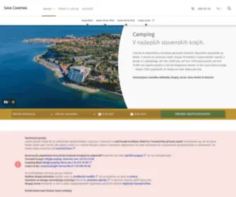 Sava-Camping.com(Sava Hotels & Resorts) Screenshot