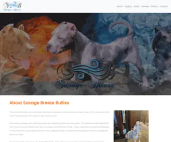 Savagebreezebullies.com(Savagebreezebullies) Screenshot