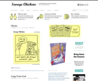 Savagechickens.com(Savage Chickens) Screenshot