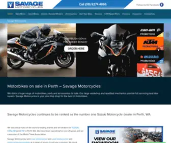 Savagemotorcycles.com.au(Savagemotorcycles) Screenshot
