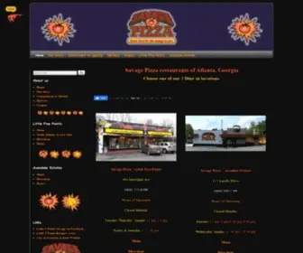 Savagepizza.com(Savage Pizza) Screenshot