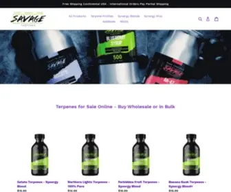 Savageterpenes.com(Calyxa Terpenes) Screenshot