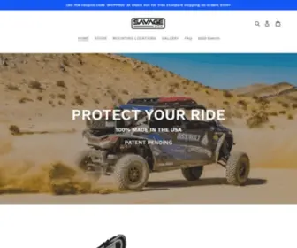 Savageutv.com(Savage UTV Products) Screenshot