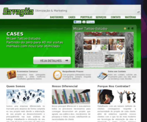 Savaglia.com.br(Desenvolvimento de Sites) Screenshot