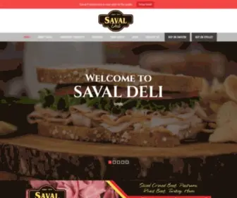 Savaldeli.com(Saval Deli since 1932) Screenshot