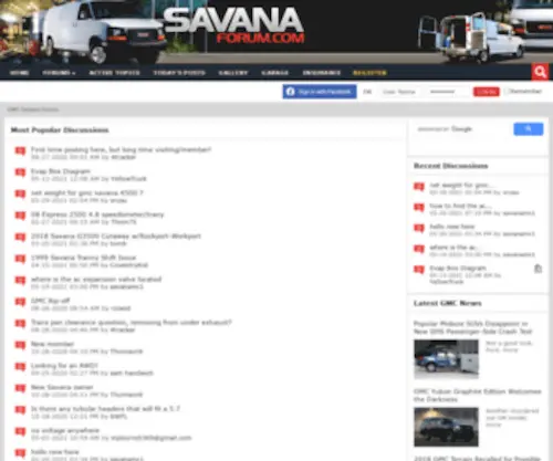 Savanaforum.com(GMC Savana Forum) Screenshot