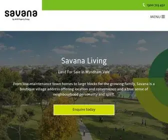 Savanaliving.com.au(Land For Sale) Screenshot