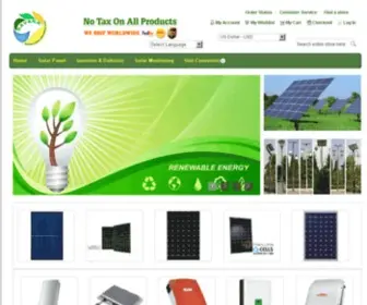 Savanasolar.com(Solar Panels & Portable Air Conditioner) Screenshot