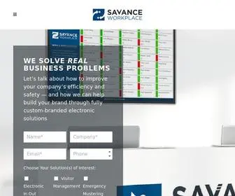 Savanceworkplace.com(Savance Workplace) Screenshot