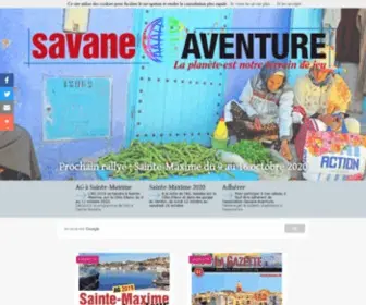 Savane-Aventure.fr(Savane Aventure : La planète est notre terrain de jeu) Screenshot