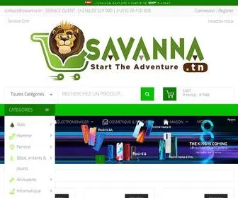 Savanna.tn(Site de vente en ligne en Tunisie) Screenshot