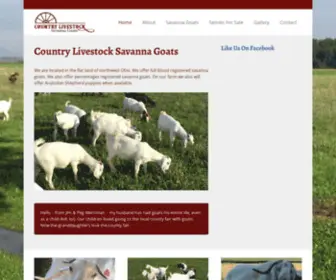 Savannagoatsales.com(Savanna Goat Sales) Screenshot