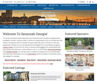 Savannah.com(Savannah Georgia) Screenshot