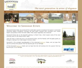 Savannahestate.com.au(Hunter Valley Winery) Screenshot