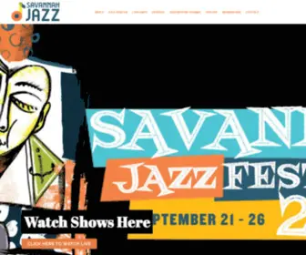 SavannahJazz.org(Savannah Jazz) Screenshot