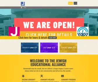 SavannahJea.org(Jewish Educational Alliance) Screenshot