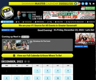 Savannahmastercalendar.com(Savannah Master Calendar) Screenshot
