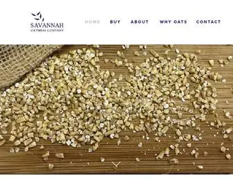 Savannahoats.com(The Savannah Oatmeal Company) Screenshot