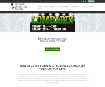 Savannahrep.org(Performing Arts Theatre in Georgia) Screenshot