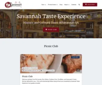 Savannahtasteexperience.com(Savannah Food Tours) Screenshot