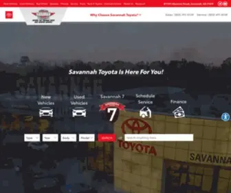 Savannahtoyota.com Screenshot