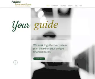 Savantig.com(Savant Investment Group) Screenshot