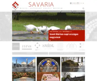 Savariamuseum.hu(Savaria Megyei Hatókörű Múzeum) Screenshot